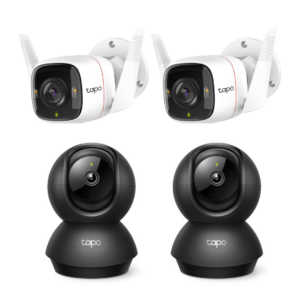 Kit-4-Camaras-Seguridad-Interior-y-Exterior-WiFi-Tapo