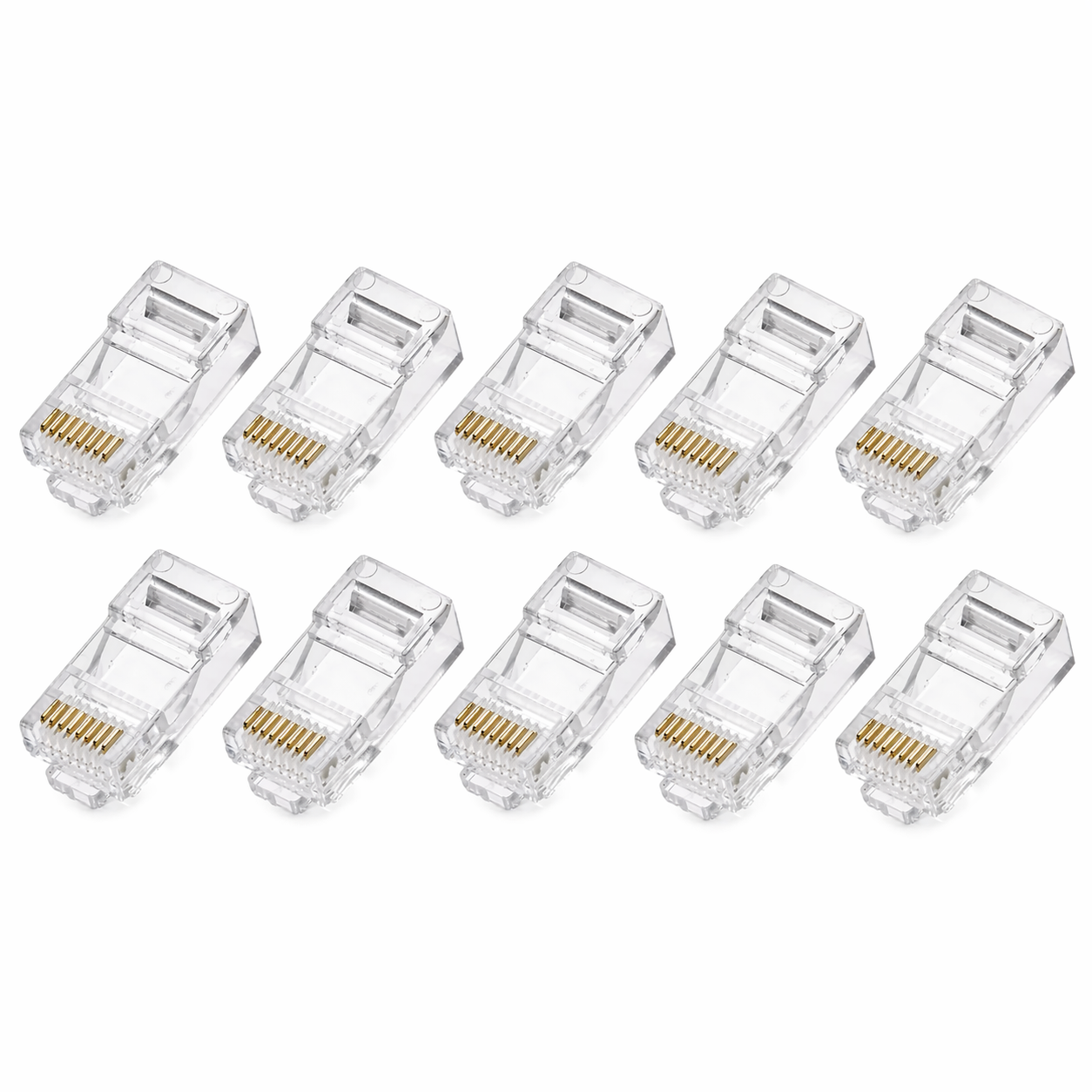 pack x10 conectores rj45 cat5e
